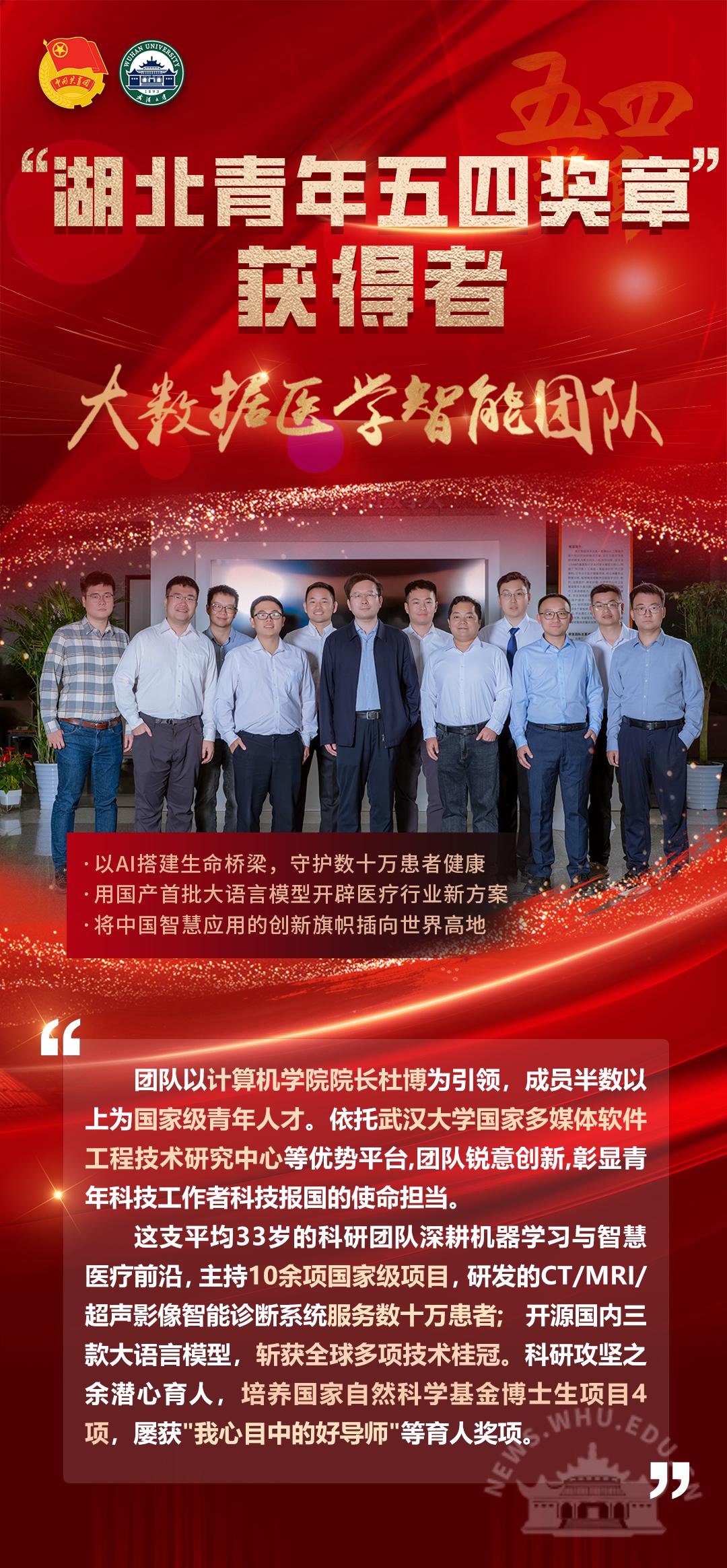李星星教授荣获2025年度中国青年五四奖章